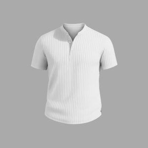 Cotton / Linen Striped Jacquard Shirt